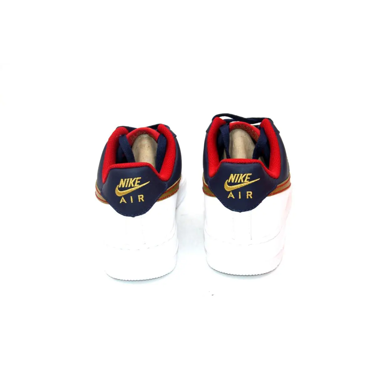 Nike shoes - Nike Air Force 1 - Air Force - WHITE/METALLIC GOLD-MIDNIGHT NAVY 4