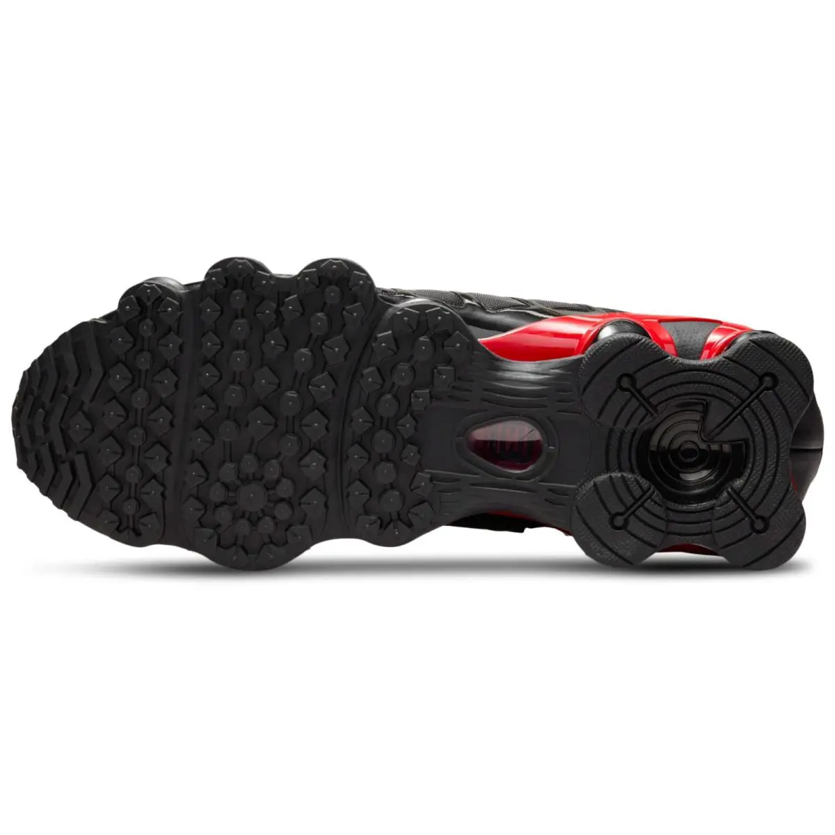 Nike shoes - Nike Shox - Shox - Black, Maufacturer: Black/University Red/Metallic Silver 7