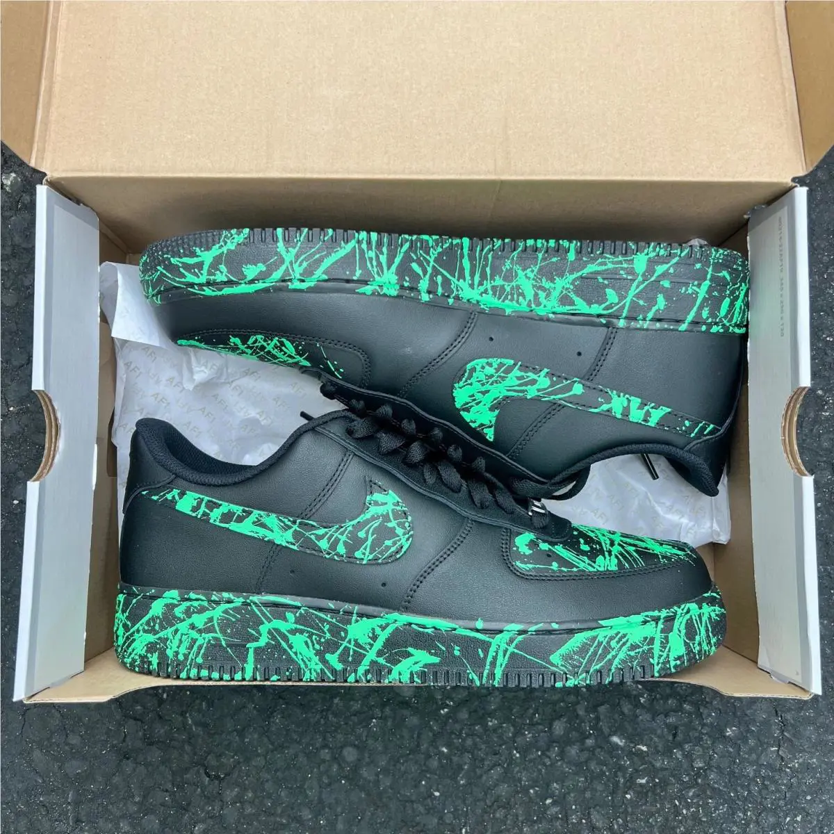 Nike shoes - Nike Air Force 1 - Air Force - CW2288-001 - Black 8