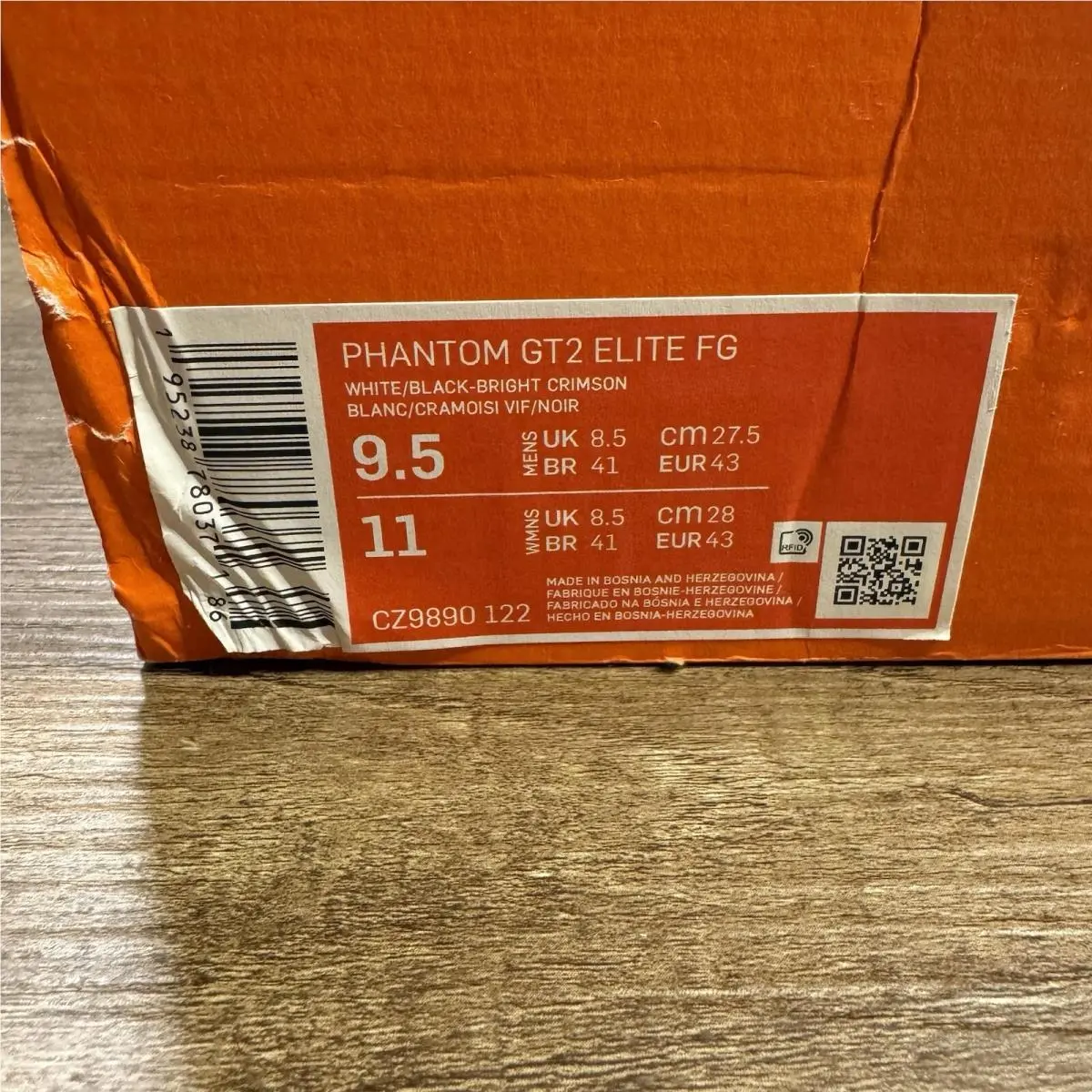Nike shoes - Nike Phantom GT2 Elite FG - Cz9890-122 - White 10