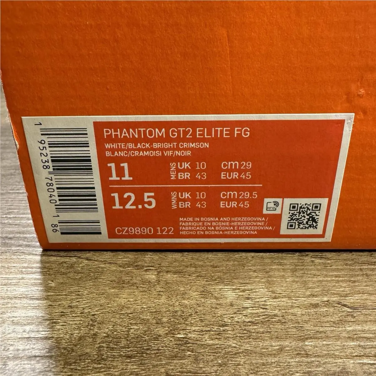 Nike shoes - Nike Phantom GT2 Elite FG - Cz9890-122 - White 11