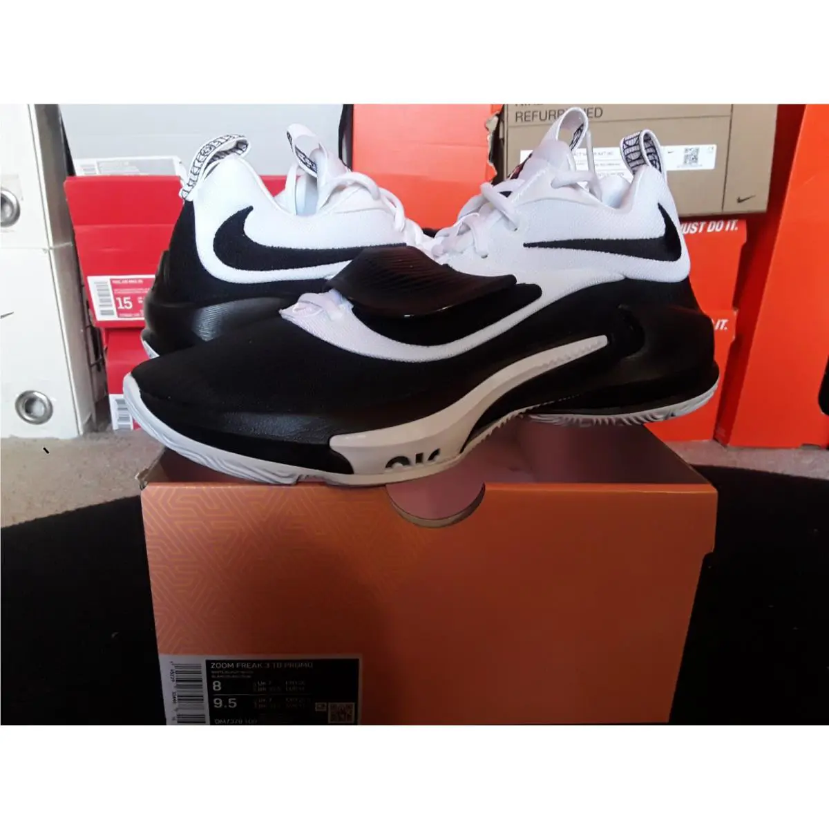 Nike shoes - Nike Zoom Freak 3 - Zoom Freak - DM7378 100 - Black 0