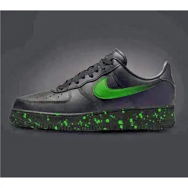 Nike shoes - Nike Air Force 1 - Air Force - Black 12