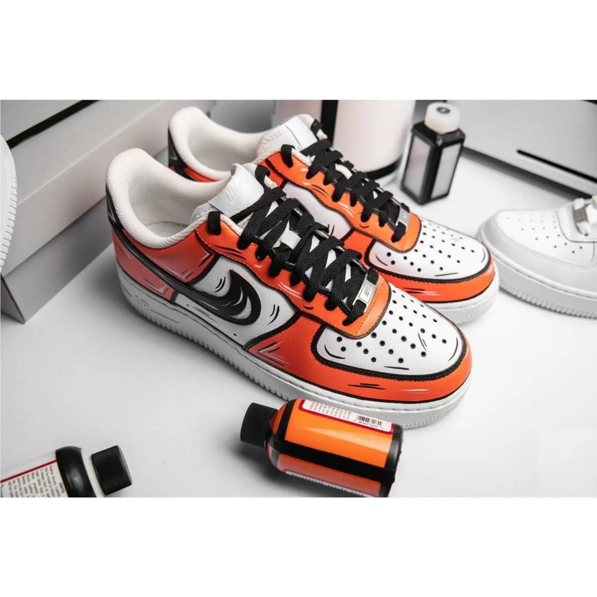 Nike shoes - Nike Air Force 1 - Air Force - DD8959-100 - Orange 0