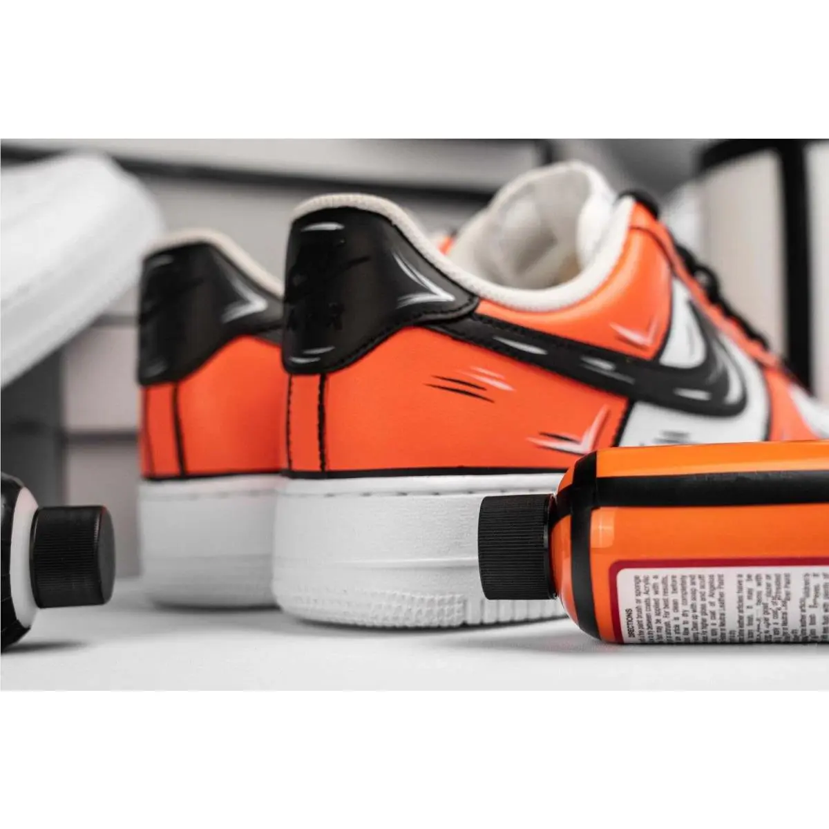 Nike shoes - Nike Air Force 1 - Air Force - DD8959-100 - Orange 4