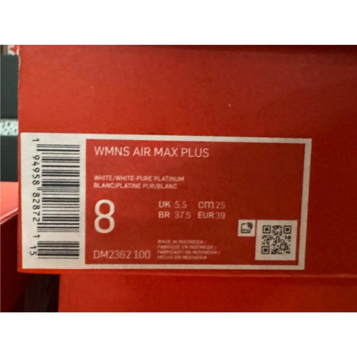 Nike shoes - Nike Air Max Plus - Air Max Plus - Dm2362-100 - White 1