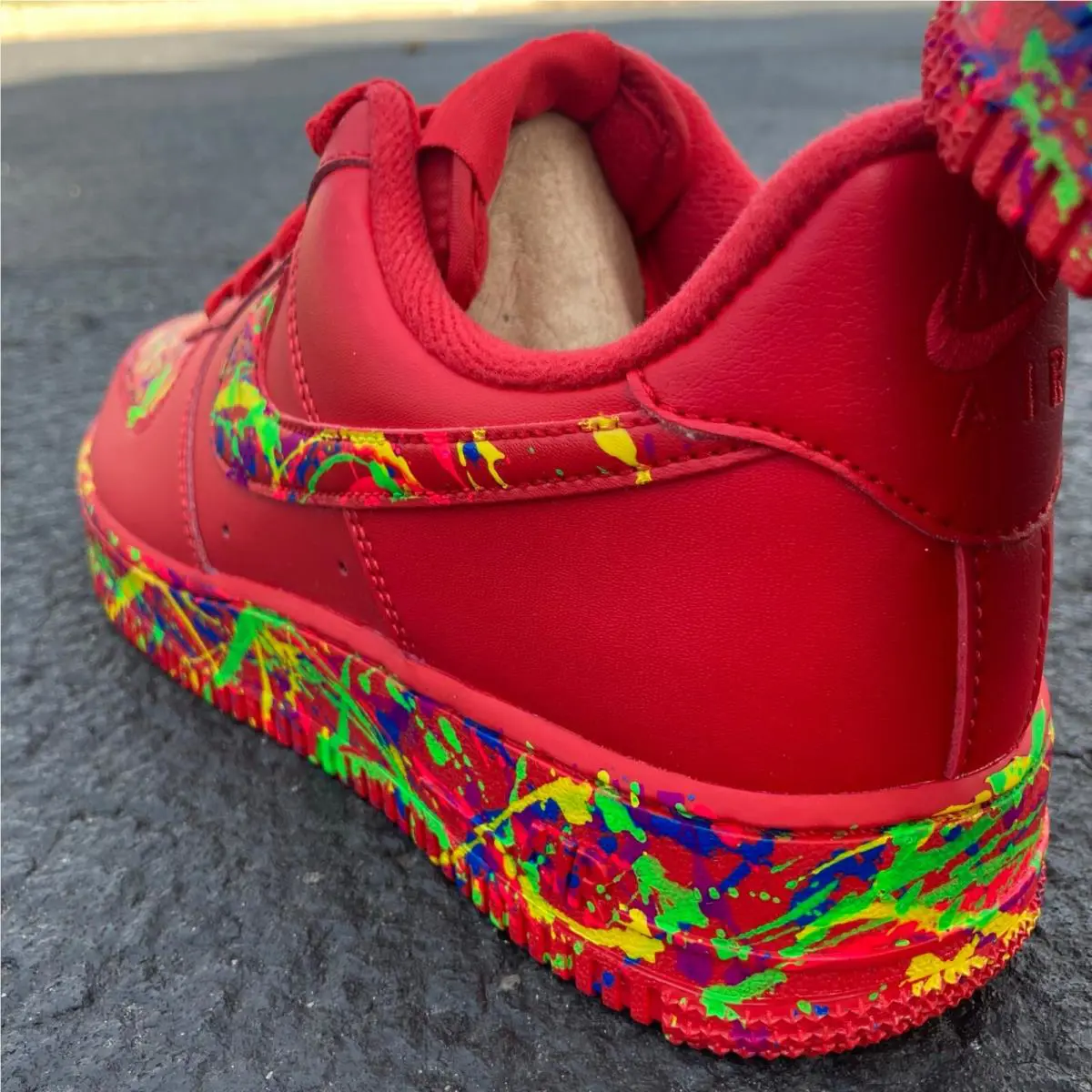 Nike shoes - Nike Air Force 1 - Air Force - DD8959-100 - Red 8