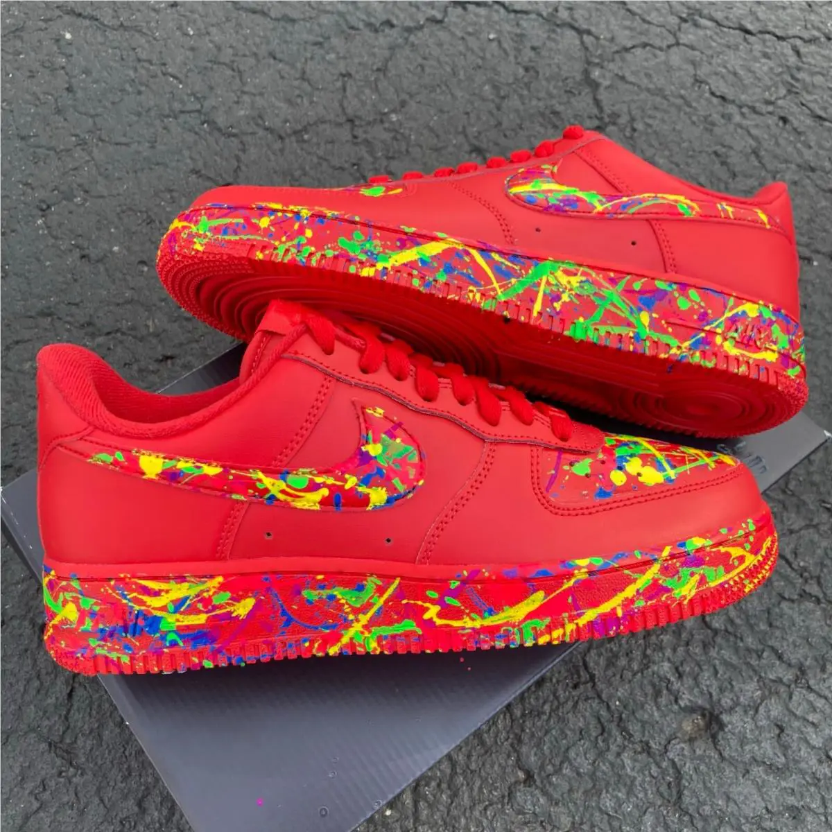 Nike shoes - Nike Air Force 1 - Air Force - DD8959-100 - Red 5