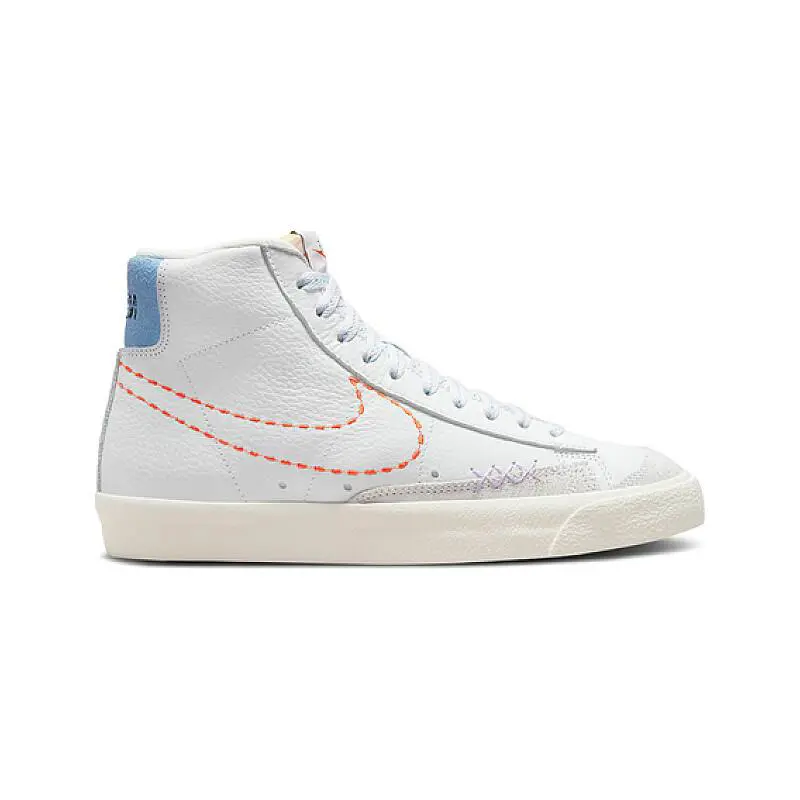 Nike shoes - White, Safety Orange, Lilac 9