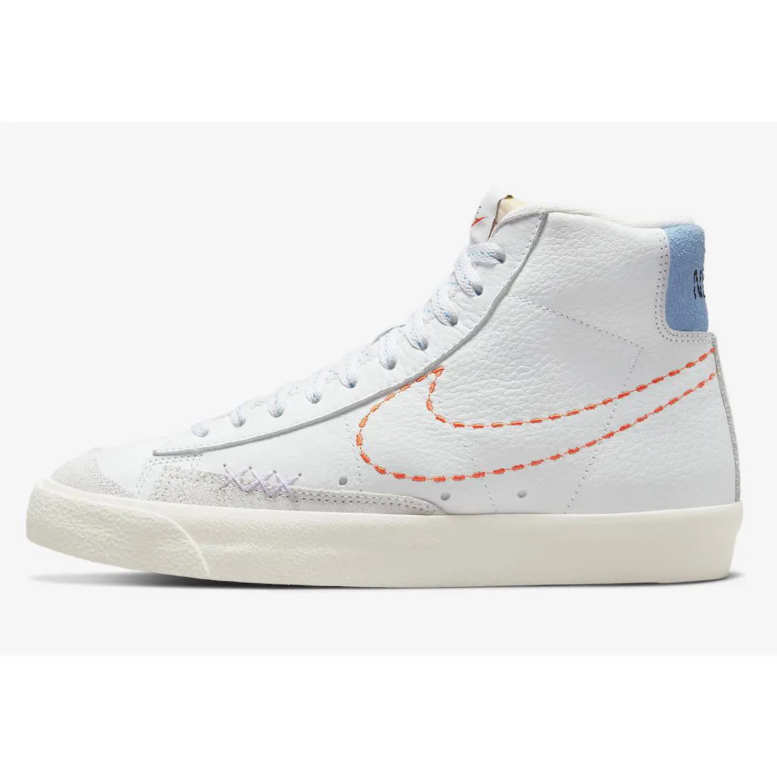 Nike shoes - White, Safety Orange, Lilac 11