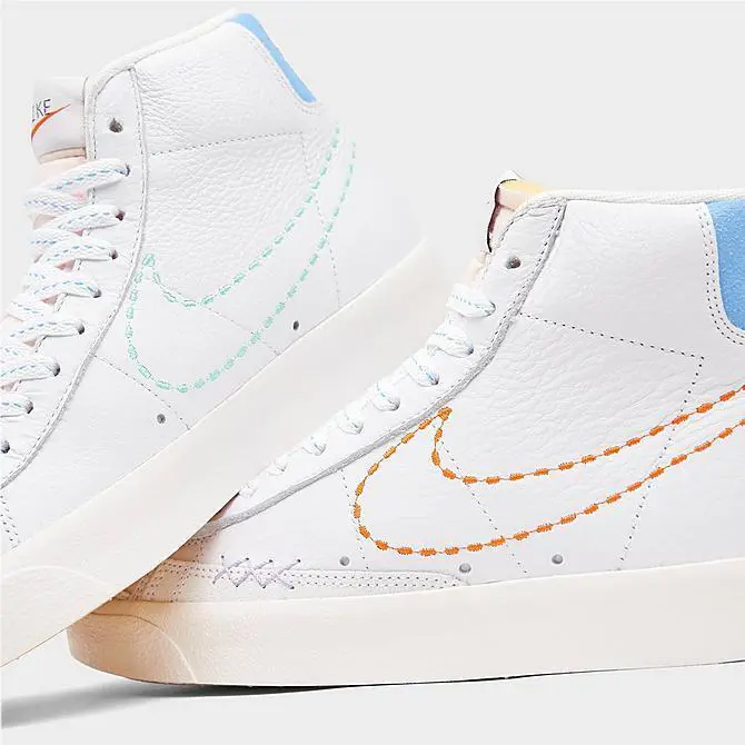 Nike shoes - White, Safety Orange, Lilac 14