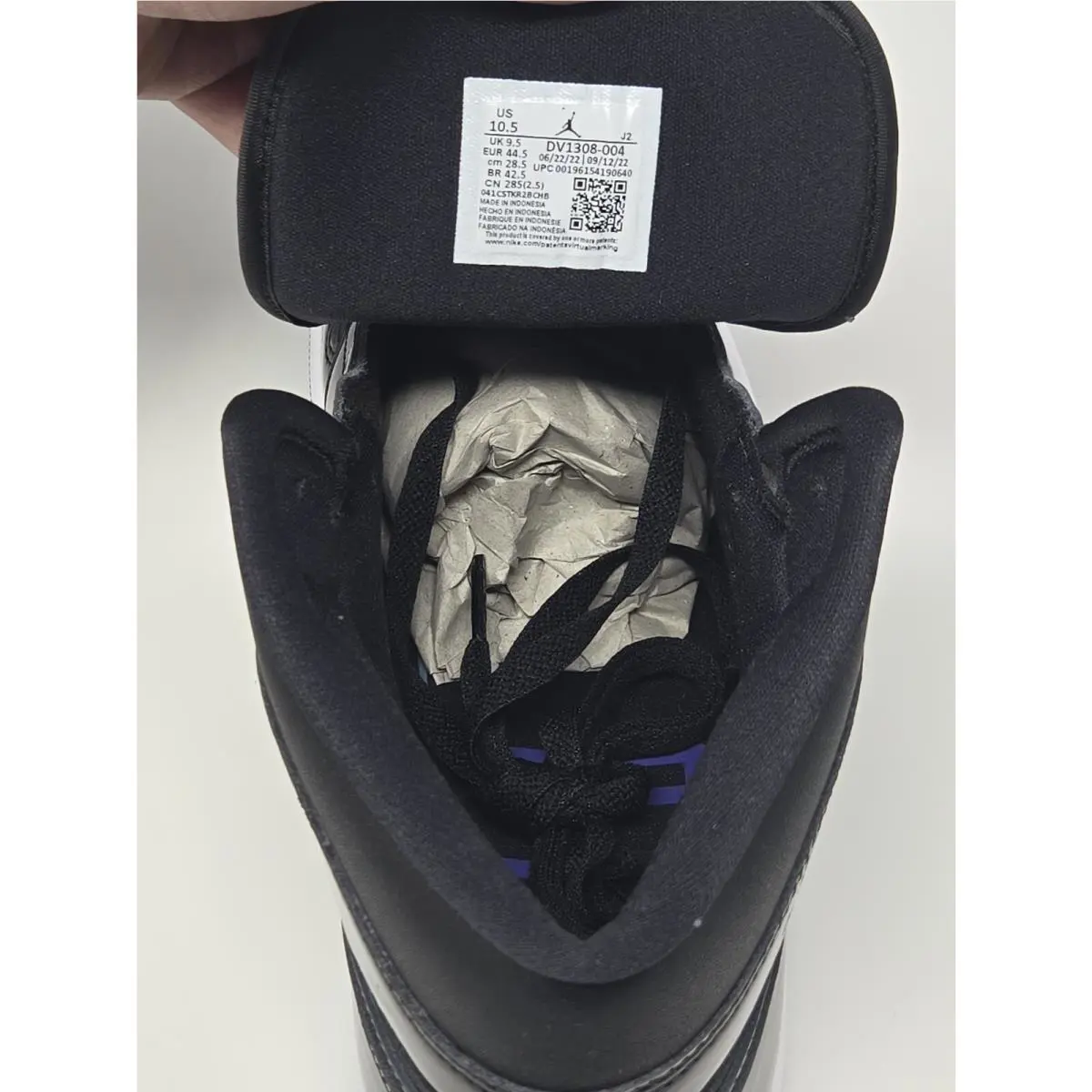 Nike shoes - Nike Air Jordan 1 - Air - DV1308-004 - Black 6