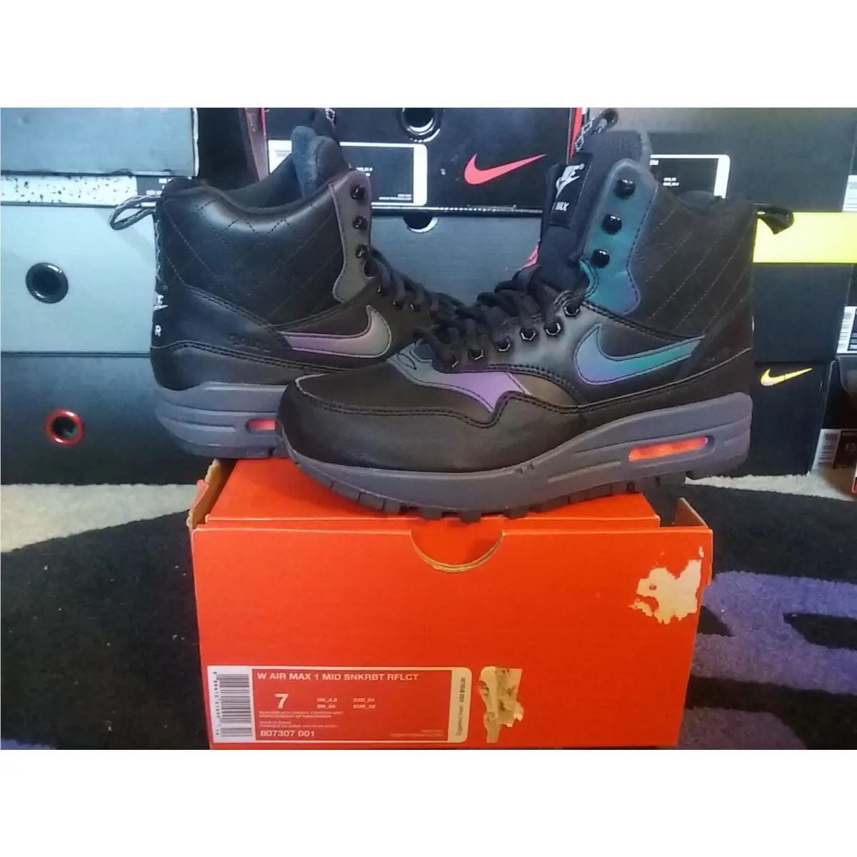 Nike shoes - Nike Air Max 1 - Air Max - 807307-001 - Black 0