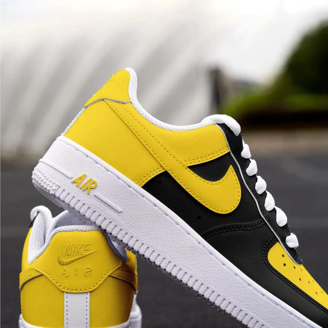 Nike shoes - Nike Air Force 1 - Air Force - DD8959-100 - Yellow 8