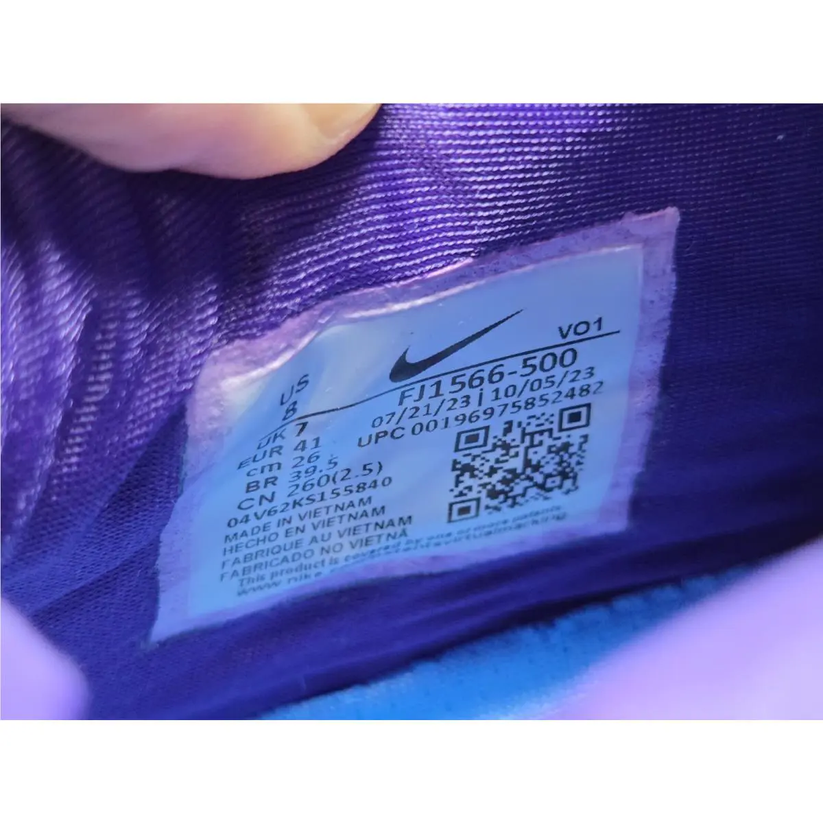 Nike shoes - Nike Zoom LeBron - Zoom LeBron - FJ1566-500 - Purple 5