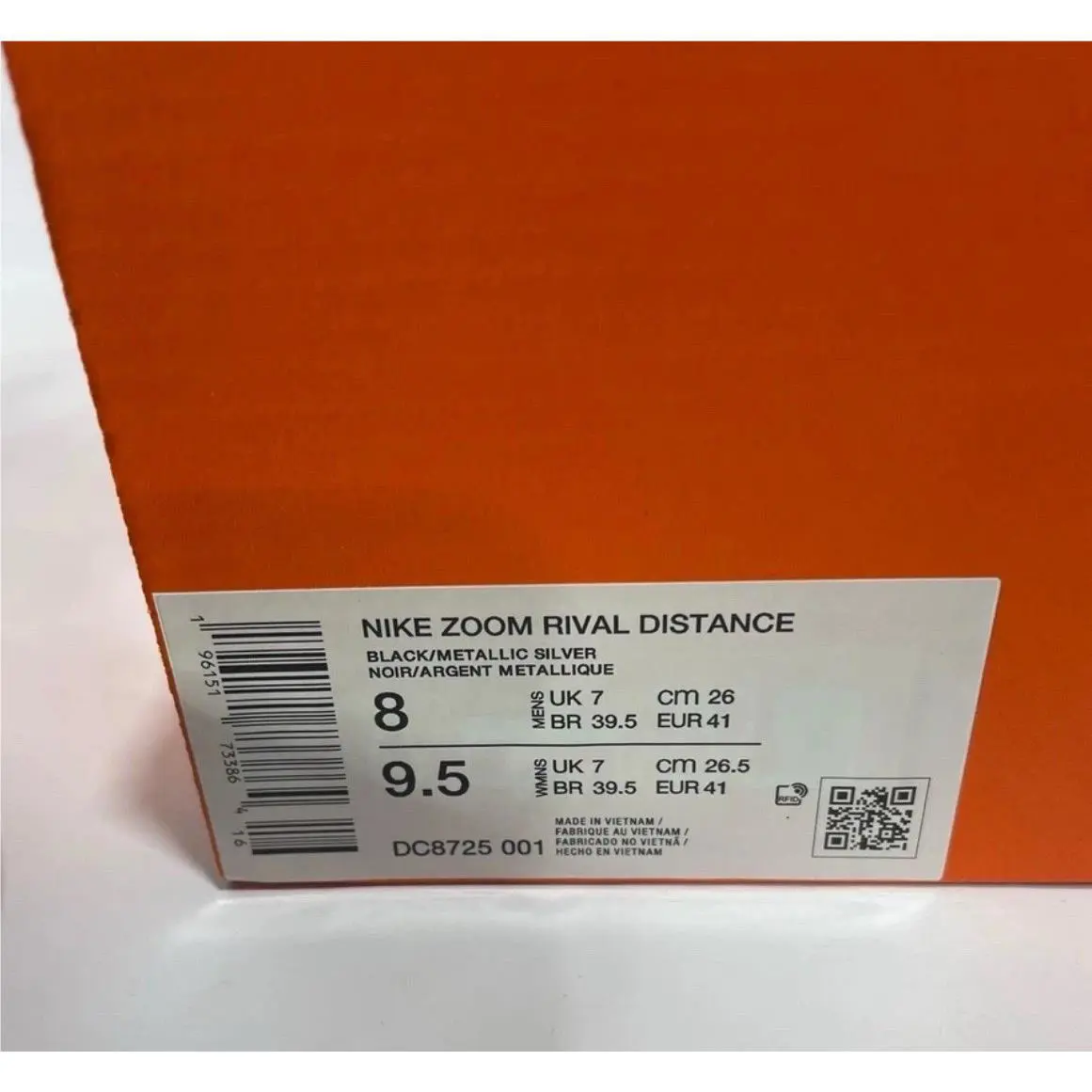 Nike shoes - Nike Zoom Rival - Zoom Rival - DC8725-001 - Black (UPC: 196151733864) 7