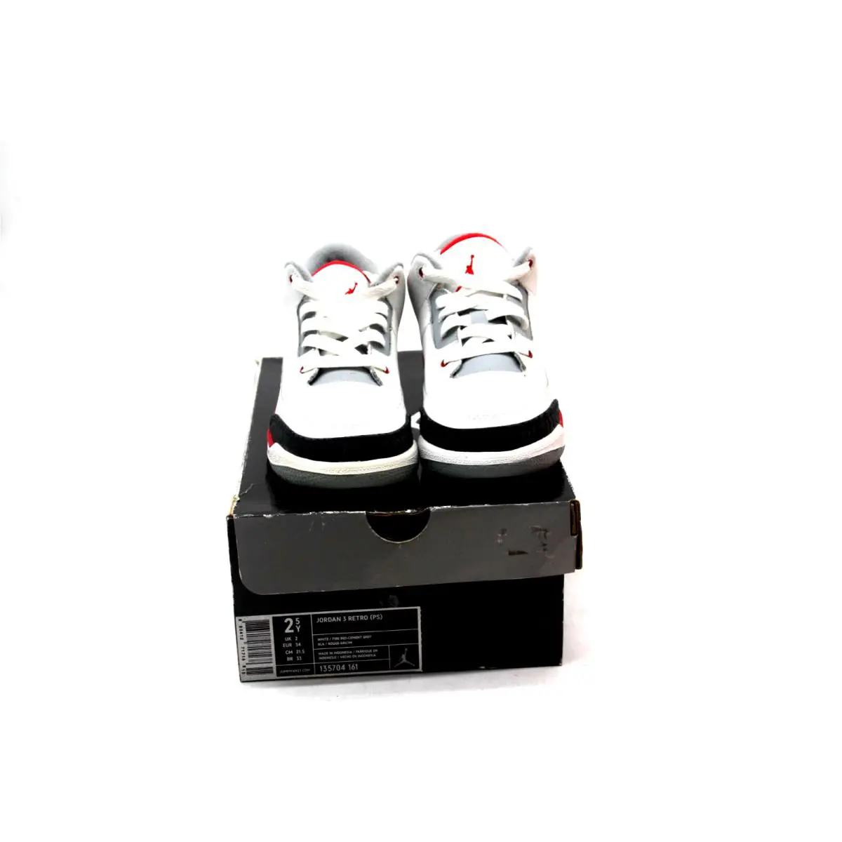 Nike shoes - Air Jordan 3 - Air - WHITE FIRE RED CEMENT GREY BLACK 7
