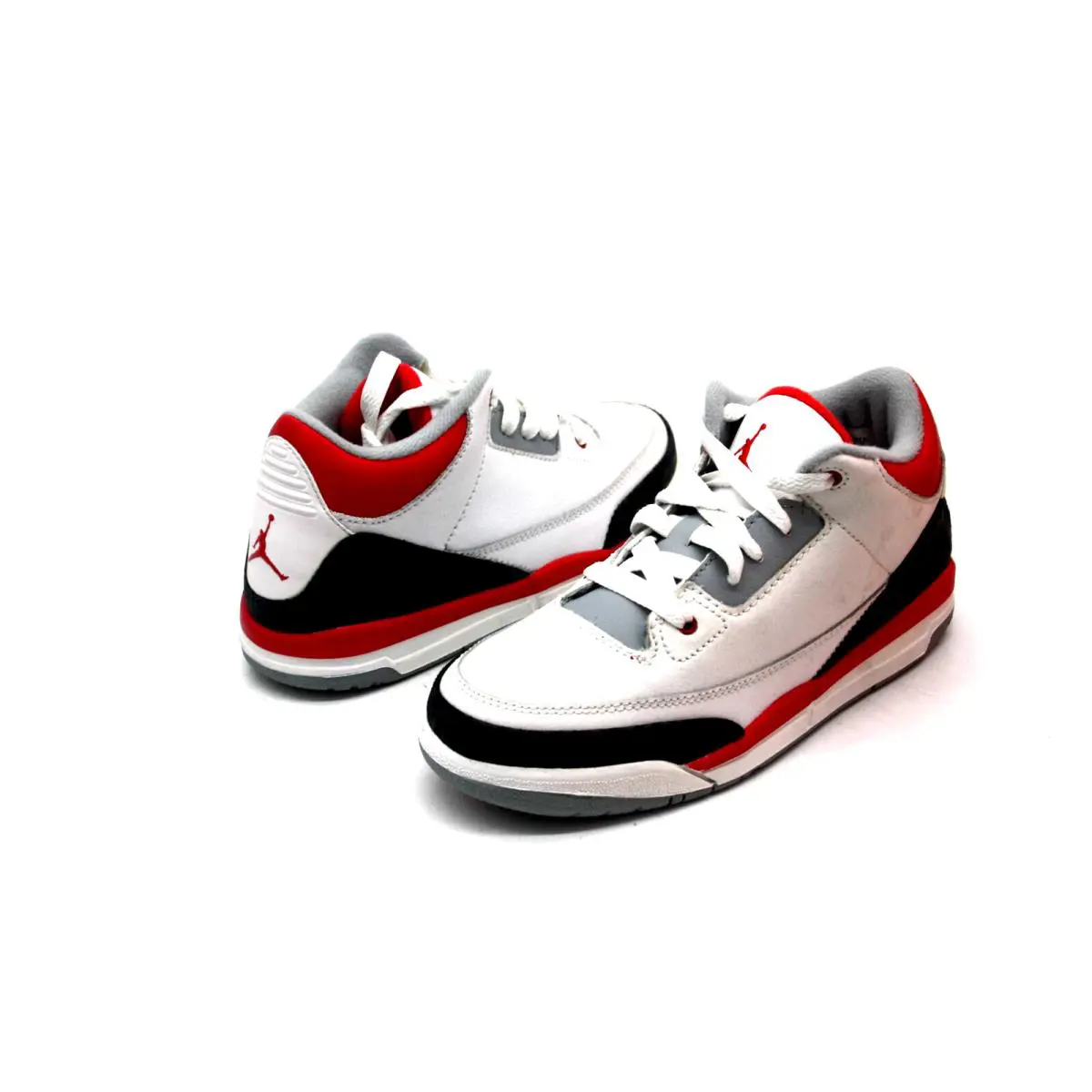 Nike shoes - Air Jordan 3 - Air - WHITE FIRE RED CEMENT GREY BLACK 12