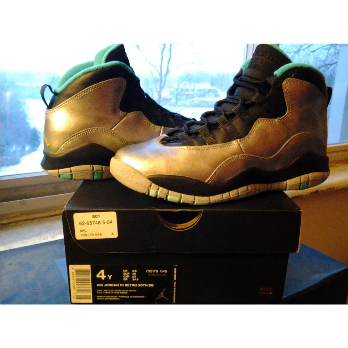 Nike shoes - Air Jordan 10 - Air - 705179 045 - Silver 0