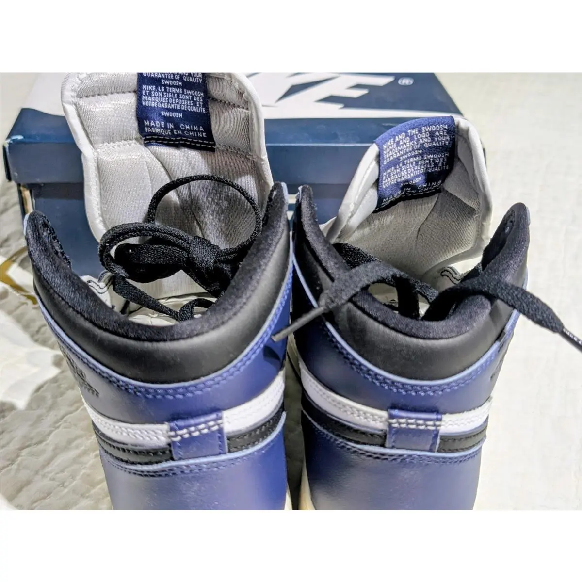 Nike shoes - Air Jordan 1 - Air - FD1437-401 - Blue, Black, White, Multicolor 9