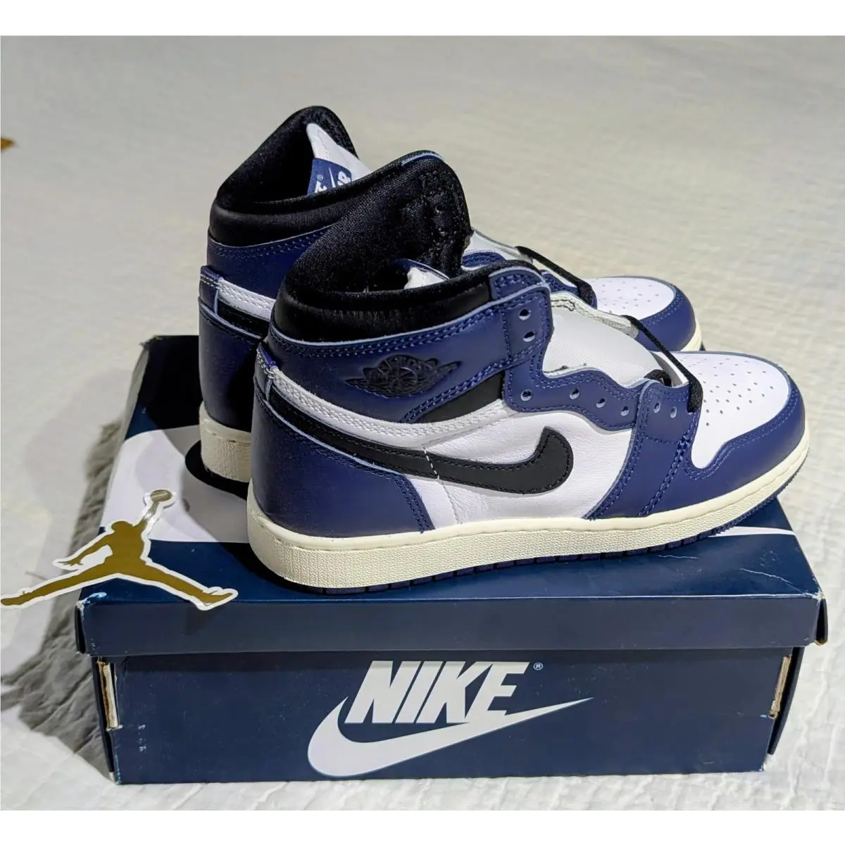 Nike shoes - Air Jordan 1 - Air - FD1437-401 - Blue, Black, White, Multicolor 5