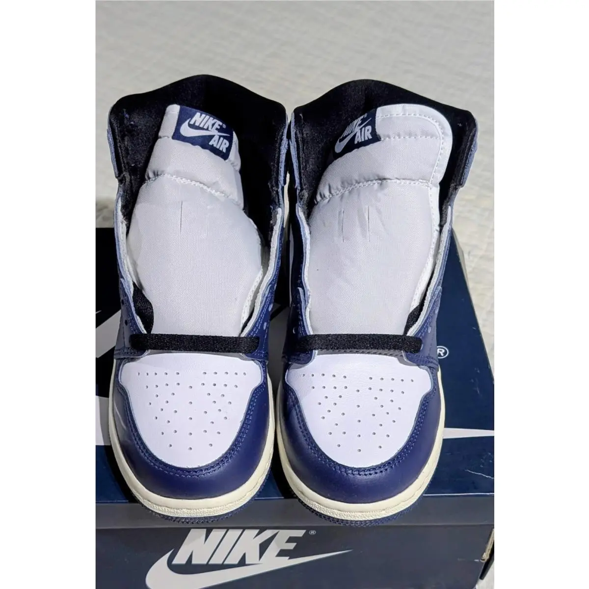 Nike shoes - Air Jordan 1 - Air - FD1437-401 - Blue, Black, White, Multicolor 3