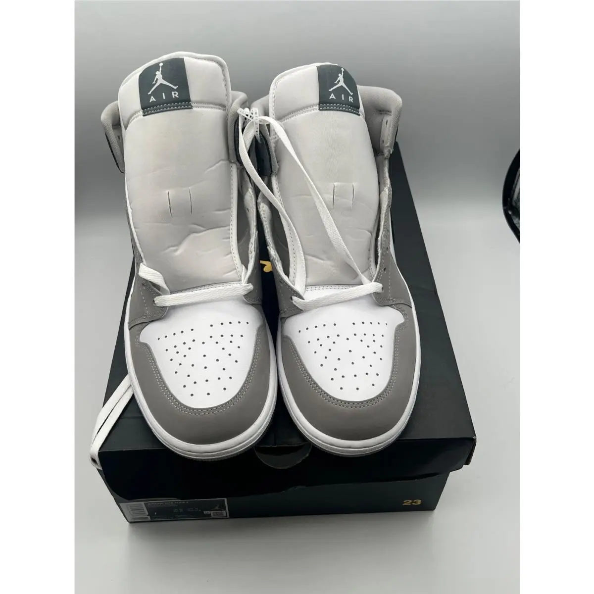 Nike shoes - Air Jordan 1 Mid - Air Mid - HF3216-100 - Gray 9