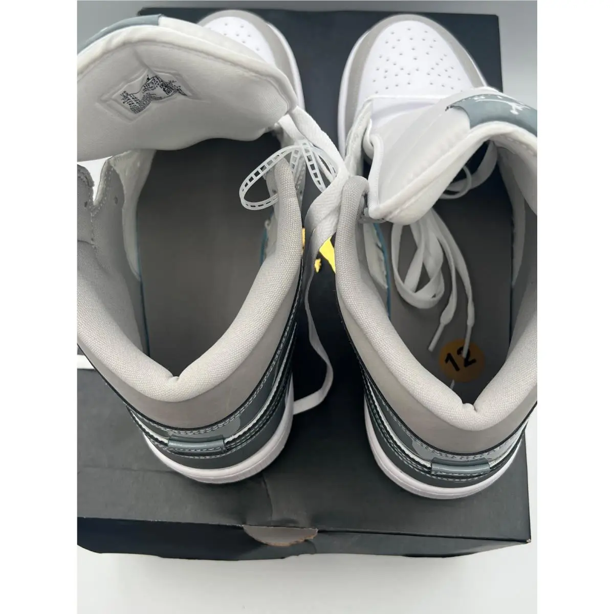 Nike shoes - Air Jordan 1 Mid - Air Mid - HF3216-100 - Gray 10