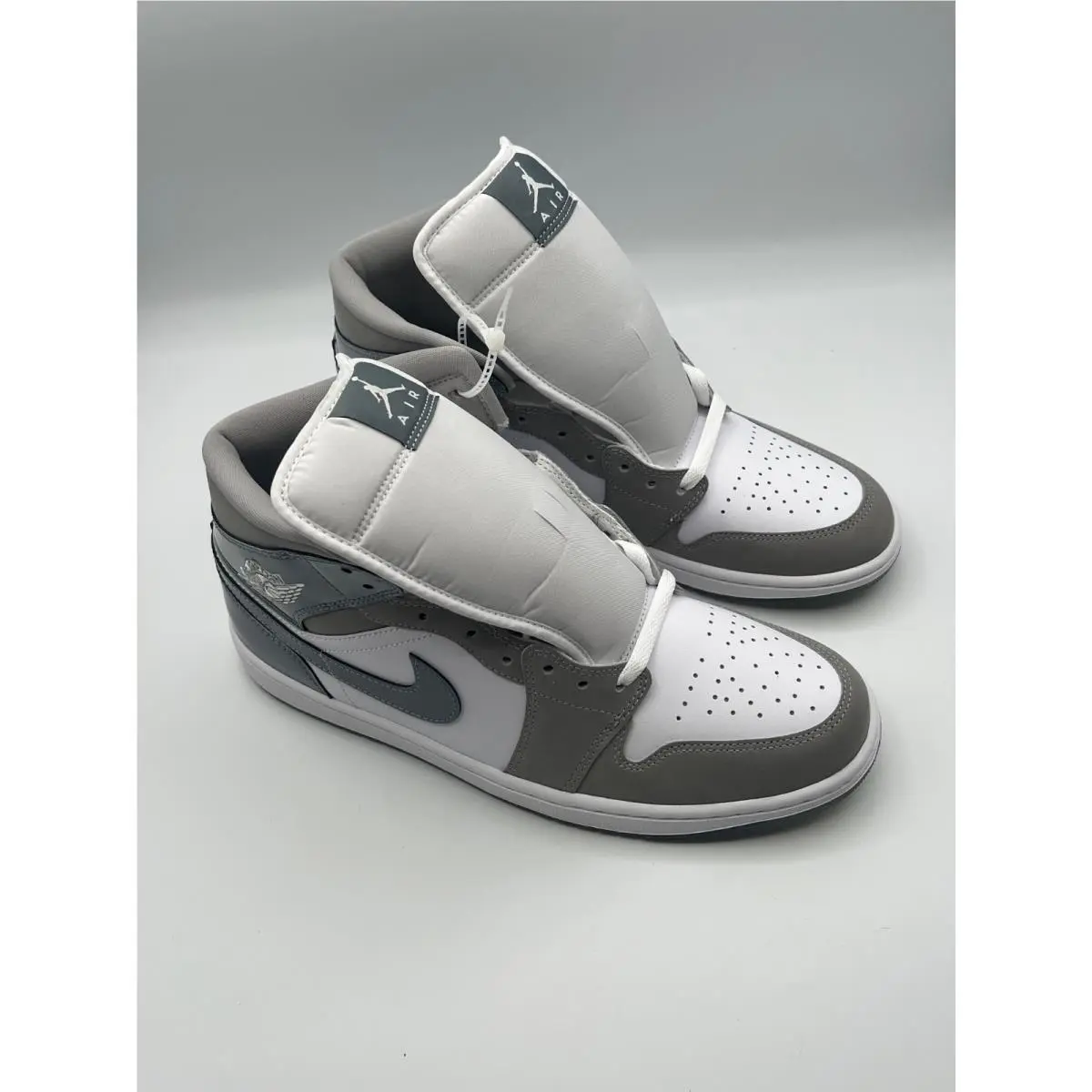 Nike shoes - Air Jordan 1 Mid - Air Mid - HF3216-100 - Gray 0