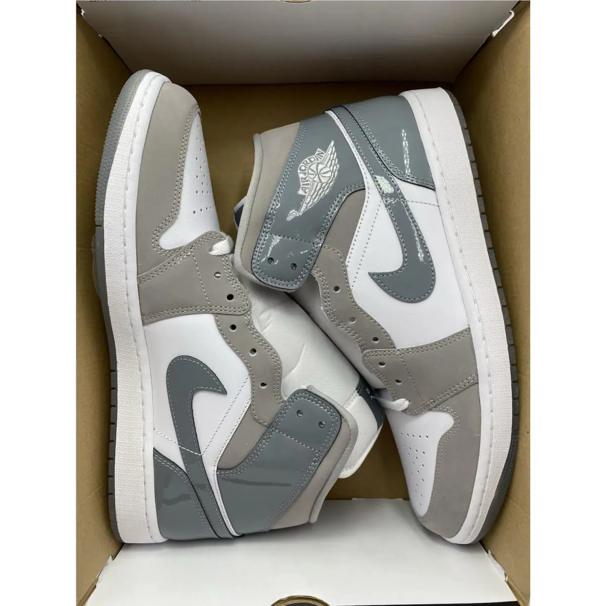 Nike shoes - Nike Air Jordan 1 - Air - HF3216 100 - White (UPC: 197859474066) 5