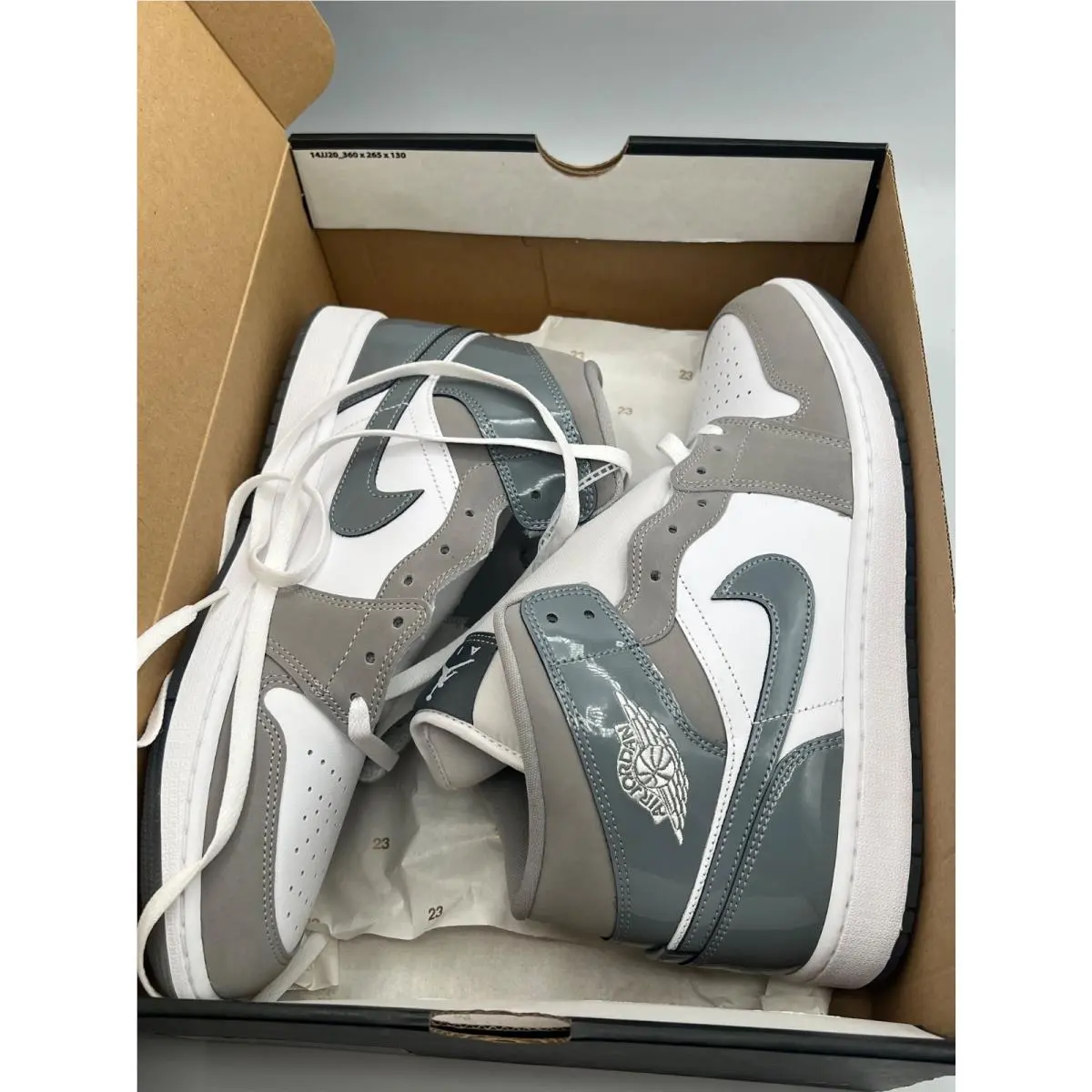 Nike shoes - Air Jordan 1 Mid - Air Mid - HF3216-100 - Gray 8