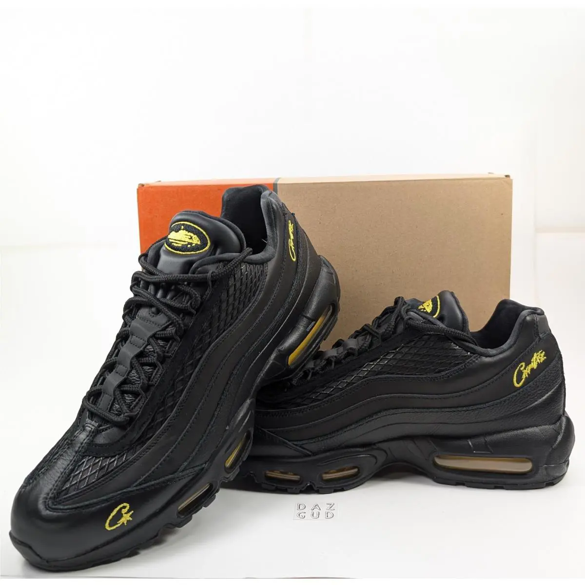 Nike shoes - Nike Corteiz x Air Max 95 SP - FB2709-003 - Black, Manufacturer: Black/Black/Tour Yellow 0