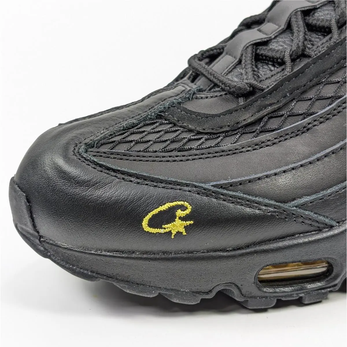 Nike shoes - Nike Corteiz x Air Max 95 SP - FB2709-003 - Black, Manufacturer: Black/Black/Tour Yellow 1