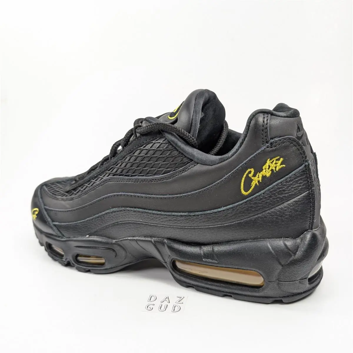 Nike shoes - Nike Corteiz x Air Max 95 SP - FB2709-003 - Black, Manufacturer: Black/Black/Tour Yellow 3