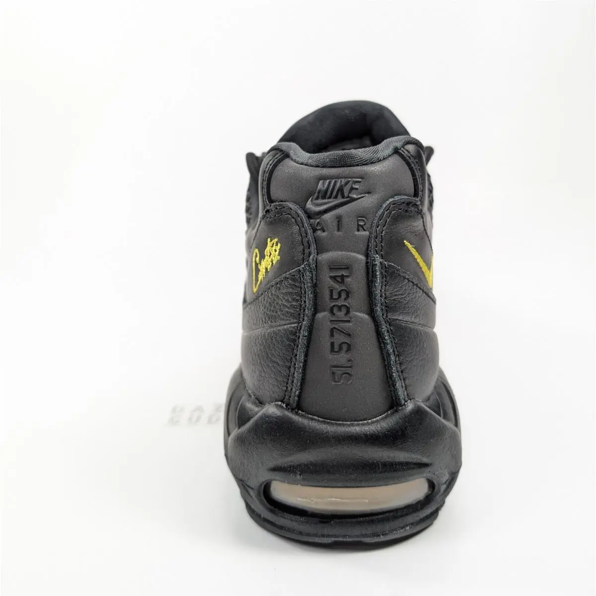Nike shoes - Nike Corteiz x Air Max 95 SP - FB2709-003 - Black, Manufacturer: Black/Black/Tour Yellow 5