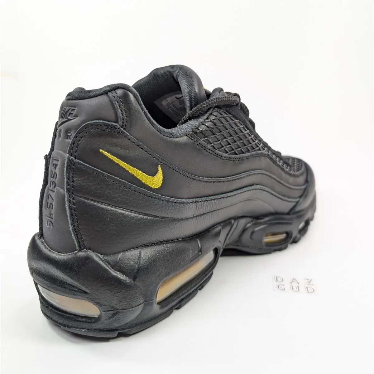 Nike shoes - Nike Corteiz x Air Max 95 SP - FB2709-003 - Black, Manufacturer: Black/Black/Tour Yellow 6