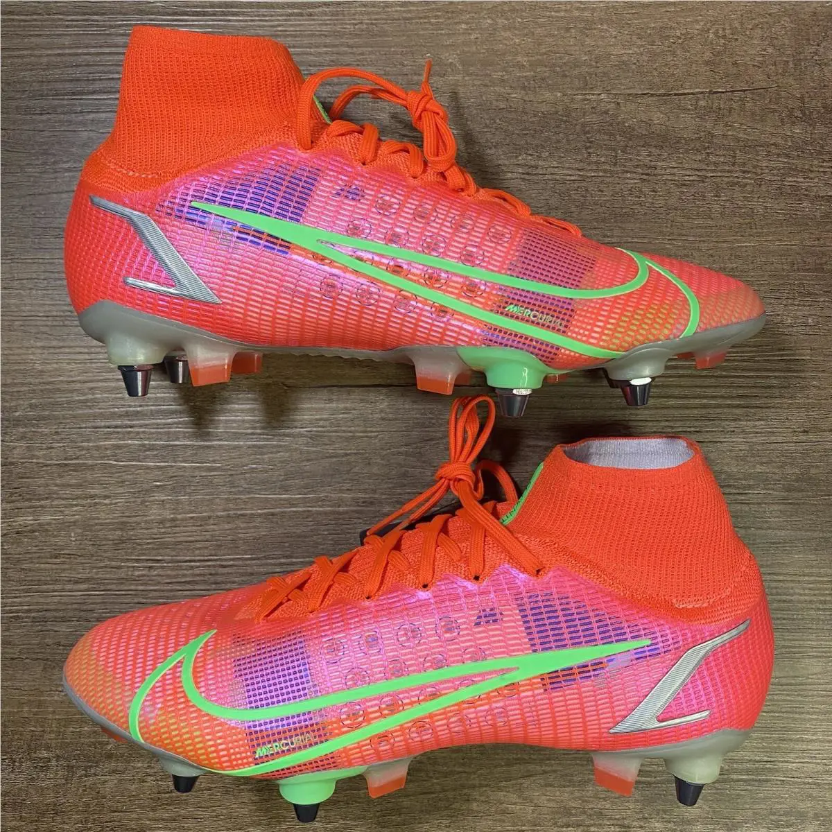 Nike shoes - Nike Mercurial Superfly 8 Elite SG Pro - DD3688 601 - Bright Crimson Metallic Silver 2