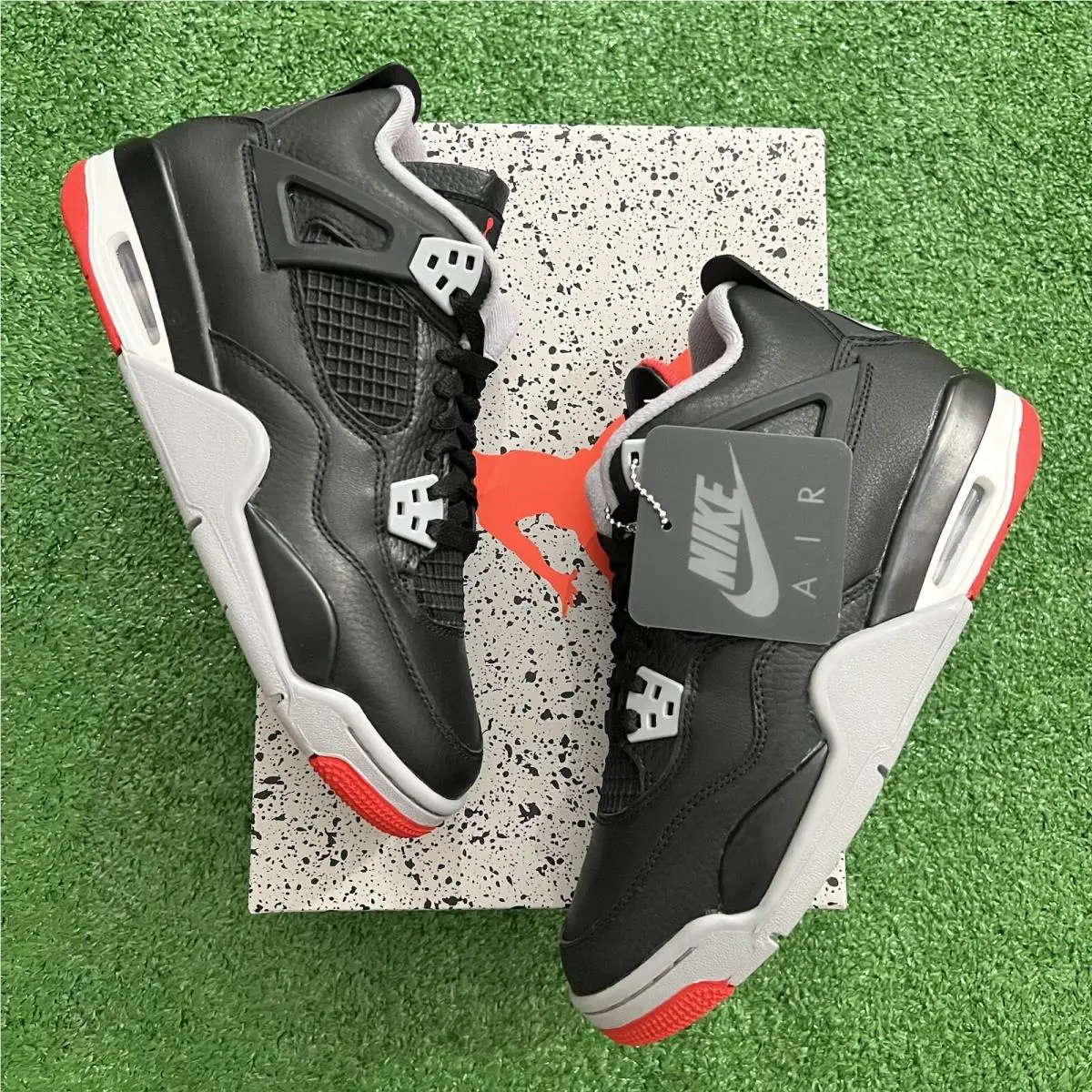 Nike shoes - Air Jordan 4 - Air - FV5029-006 - Black, Manufacturer: Black/Fire Red/Cement Grey/Summit White 0