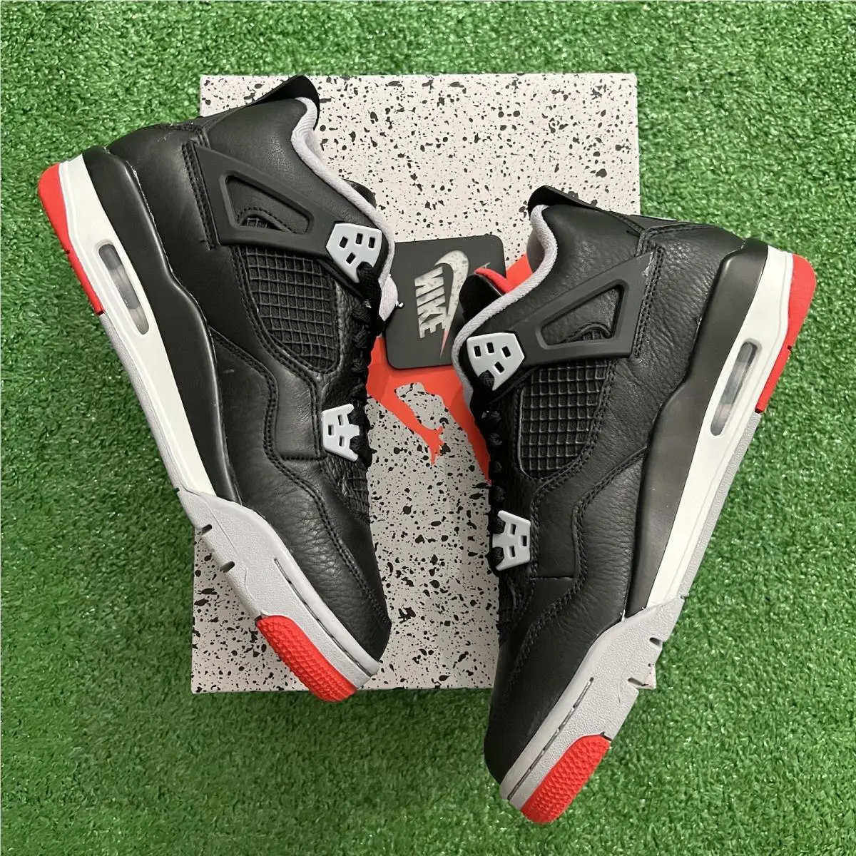 Nike shoes - Air Jordan 4 - Air - FV5029-006 - Black, Manufacturer: Black/Fire Red/Cement Grey/Summit White 1