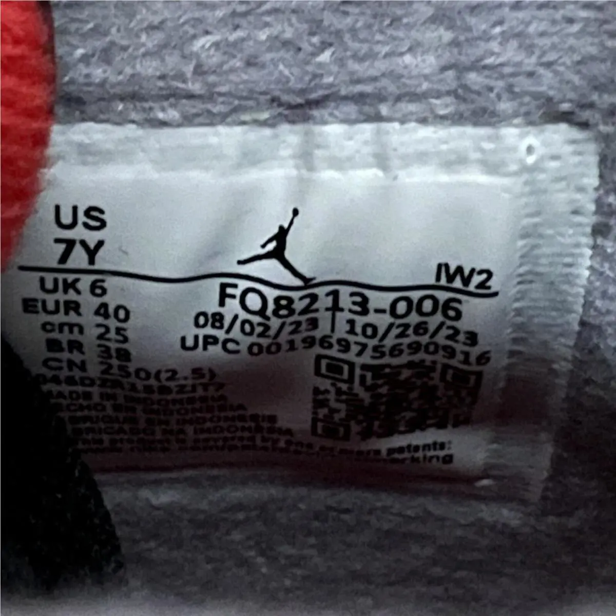 Nike shoes - Air Jordan 4 - Air - FV5029-006 - Black, Manufacturer: Black/Fire Red/Cement Grey/Summit White 7