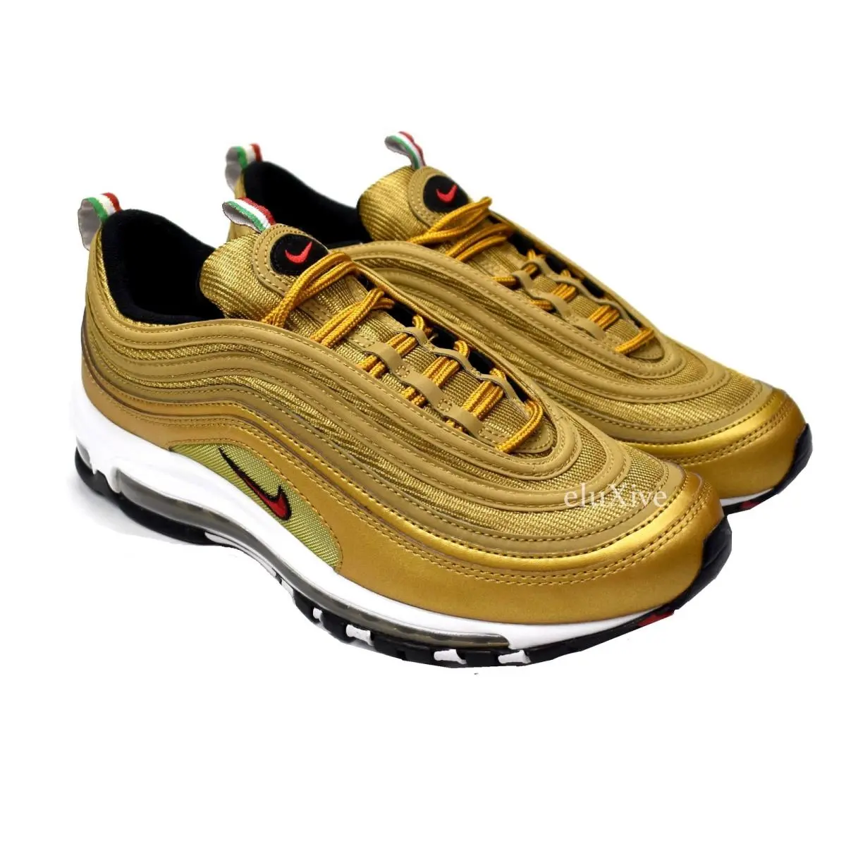 DS 2018  Air Max 97 IT Italy Flag Sneakers Gold Mens 4.5 Womens 6 by Nike