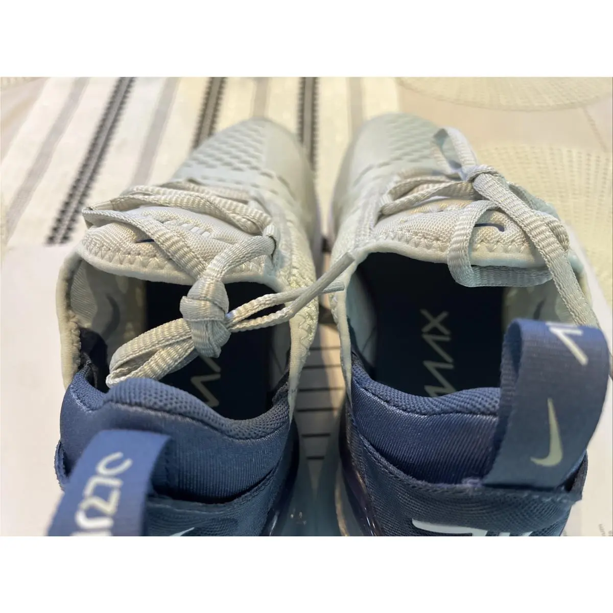 Nike shoes - Nike Air Max 270 - Air Max - FQ8783-072 - Light Bone/Diffused Blue-White 8