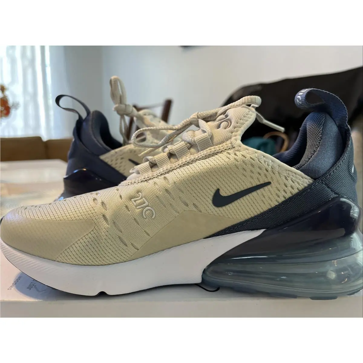 Nike shoes - Nike Air Max 270 - Air Max - FQ8783-072 - Light Bone/Diffused Blue-White 0