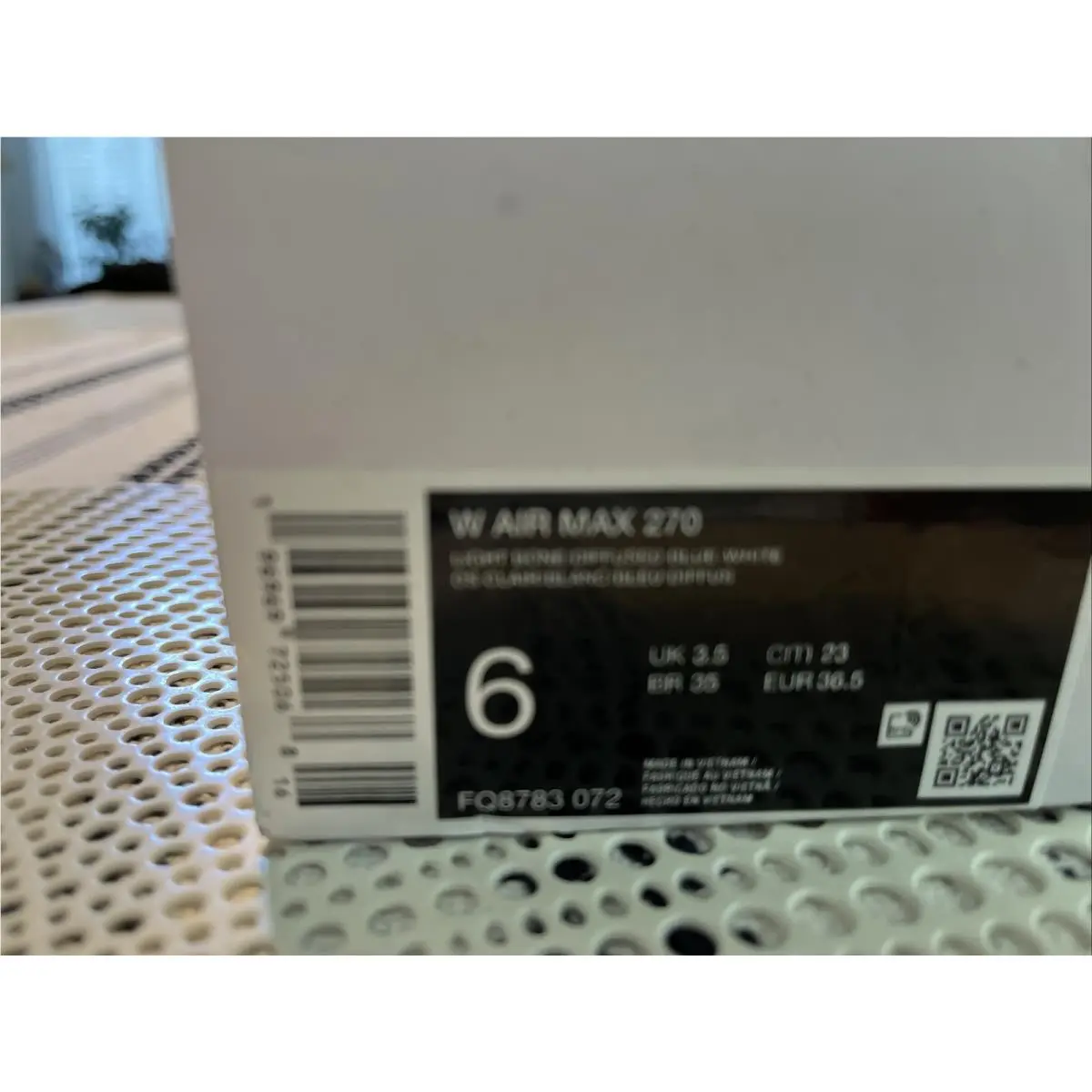 Nike shoes - Nike Air Max 270 - Air Max - FQ8783-072 - Light Bone/Diffused Blue-White 13