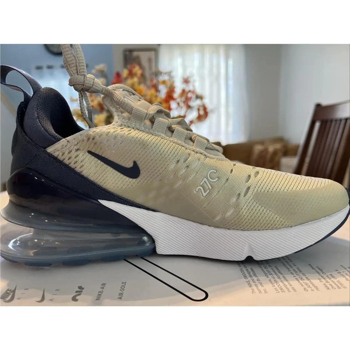 Nike shoes - Nike Air Max 270 - Air Max - FQ8783-072 - Light Bone/Diffused Blue-White 1