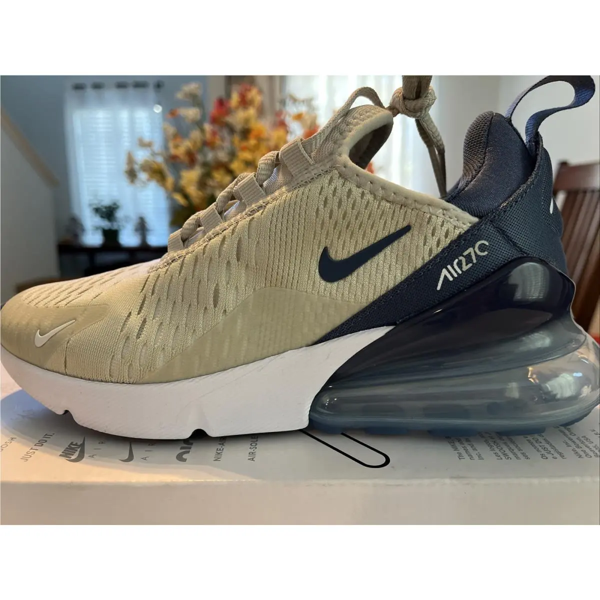 Nike shoes - Nike Air Max 270 - Air Max - FQ8783-072 - Light Bone/Diffused Blue-White 2