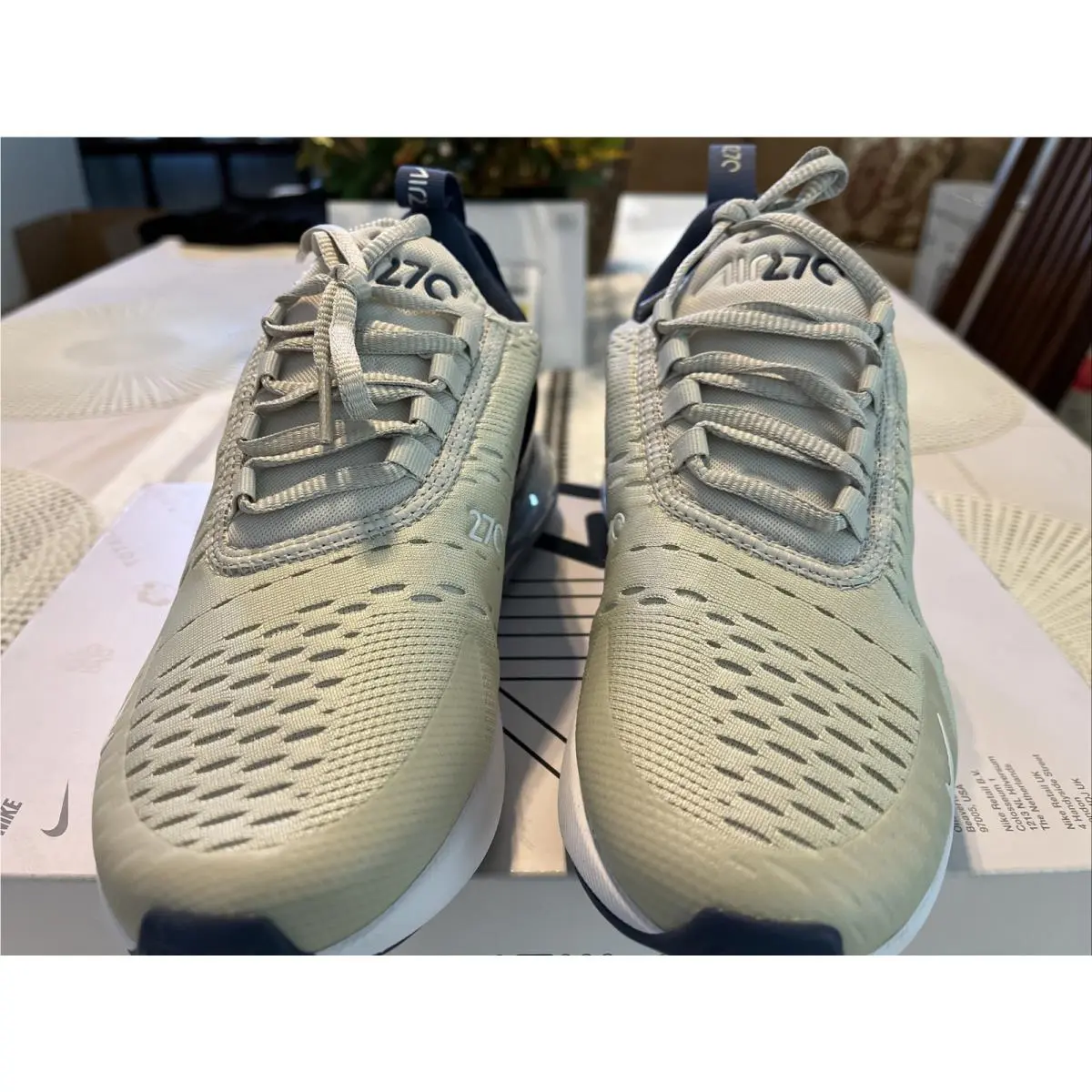 Nike shoes - Nike Air Max 270 - Air Max - FQ8783-072 - Light Bone/Diffused Blue-White 4