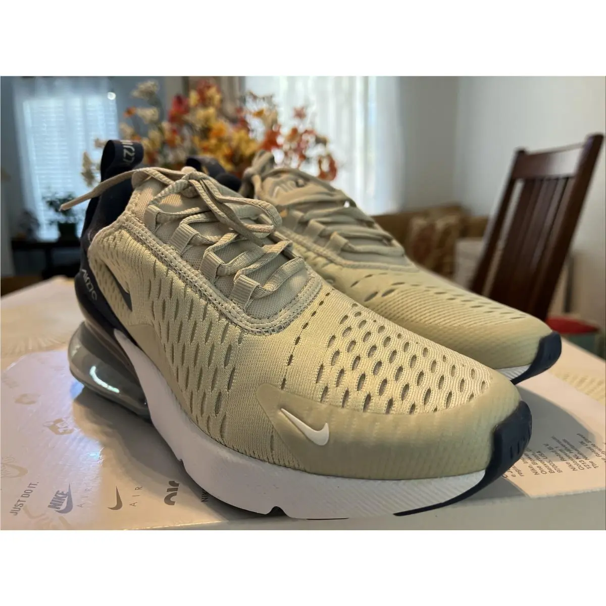 Nike shoes - Nike Air Max 270 - Air Max - FQ8783-072 - Light Bone/Diffused Blue-White 5