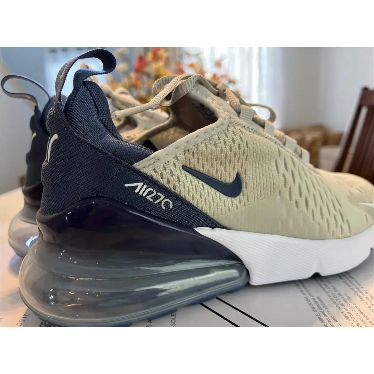 Nike shoes - Nike Air Max 270 - Air Max - FQ8783-072 - Light Bone/Diffused Blue-White 6