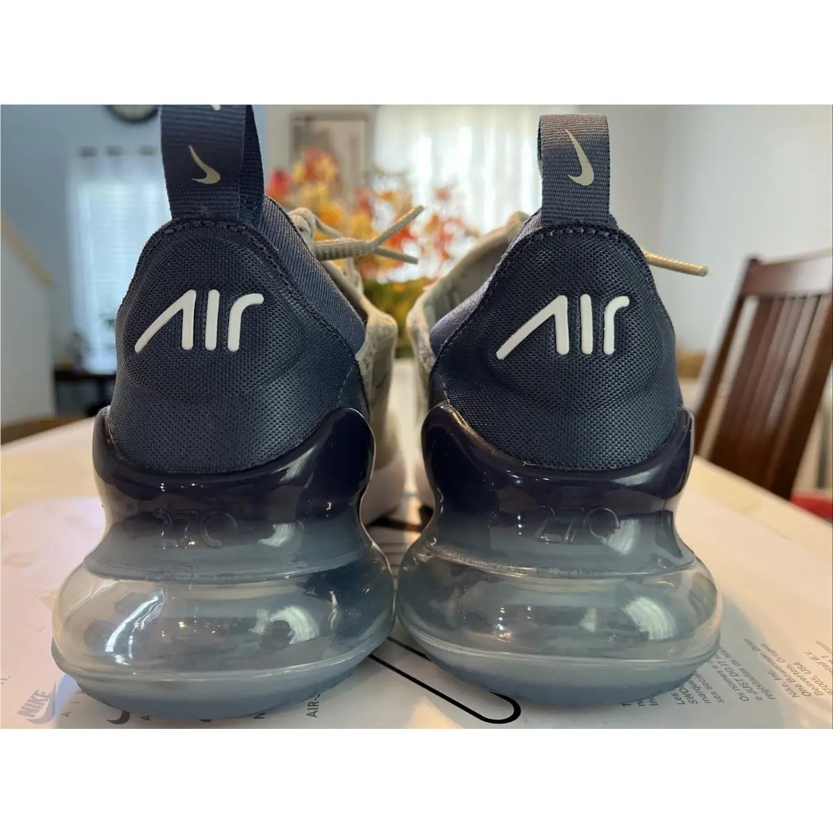 Nike shoes - Nike Air Max 270 - Air Max - FQ8783-072 - Light Bone/Diffused Blue-White 7